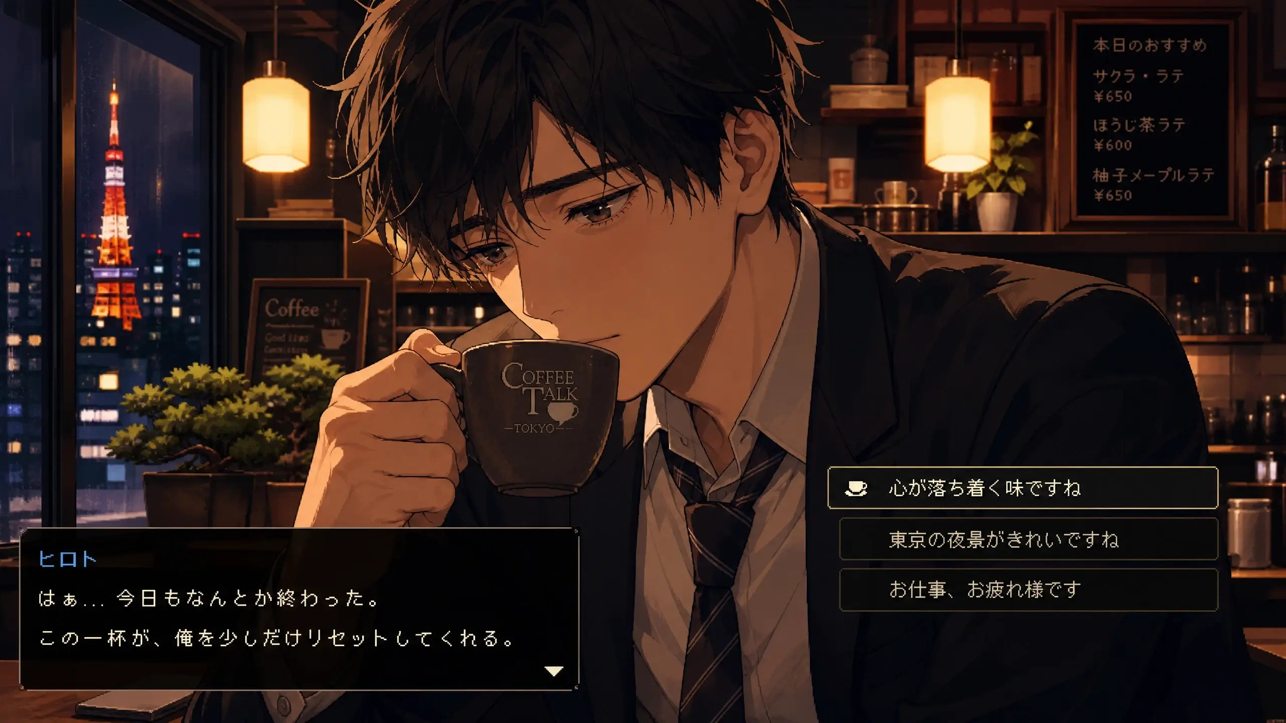 Coffee Talk Tokyo - Visual Novel game characters story guide screenshot