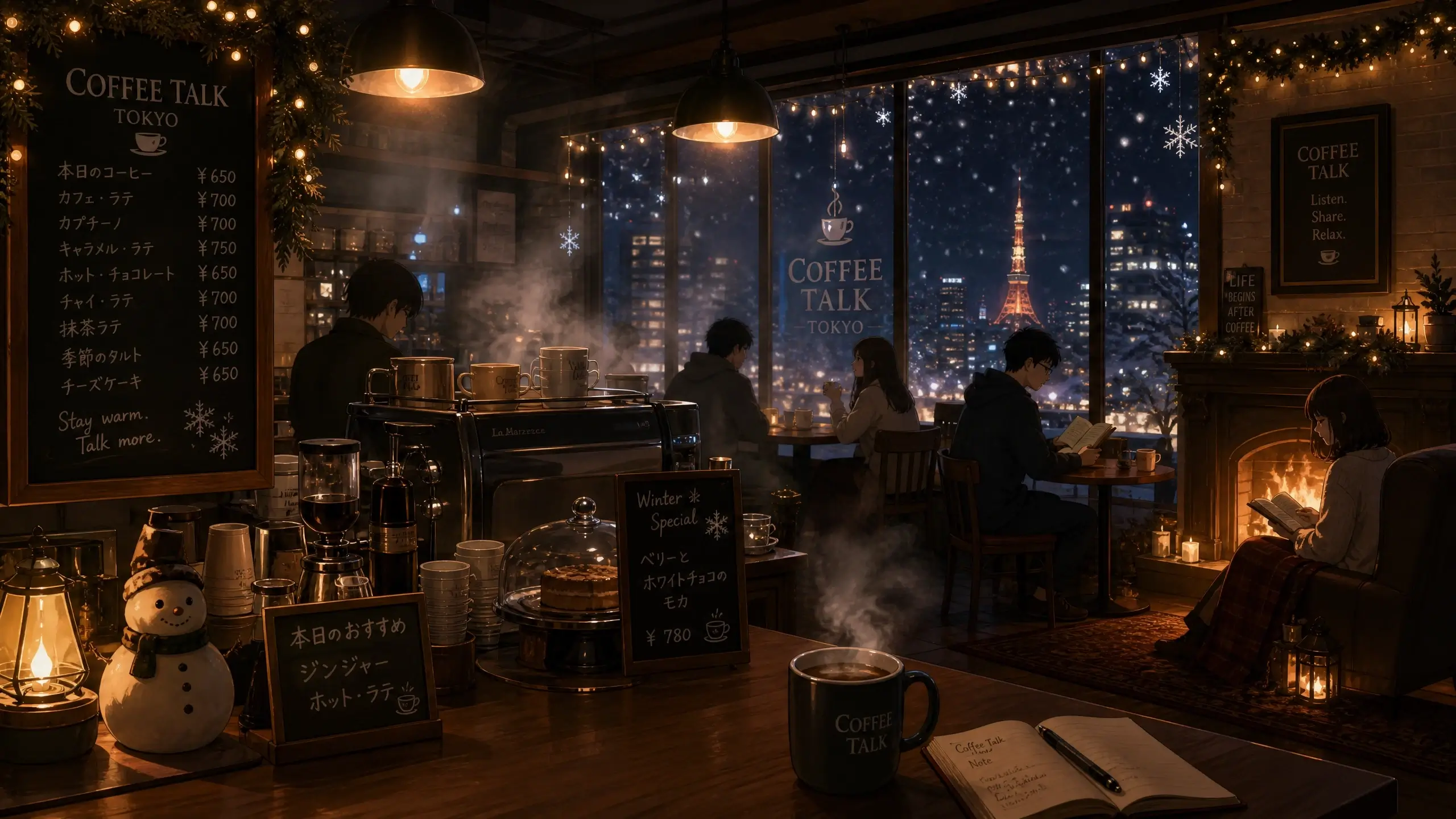 Coffee Talk Tokyo - Visual Novel game Tomodachill social guide screenshot