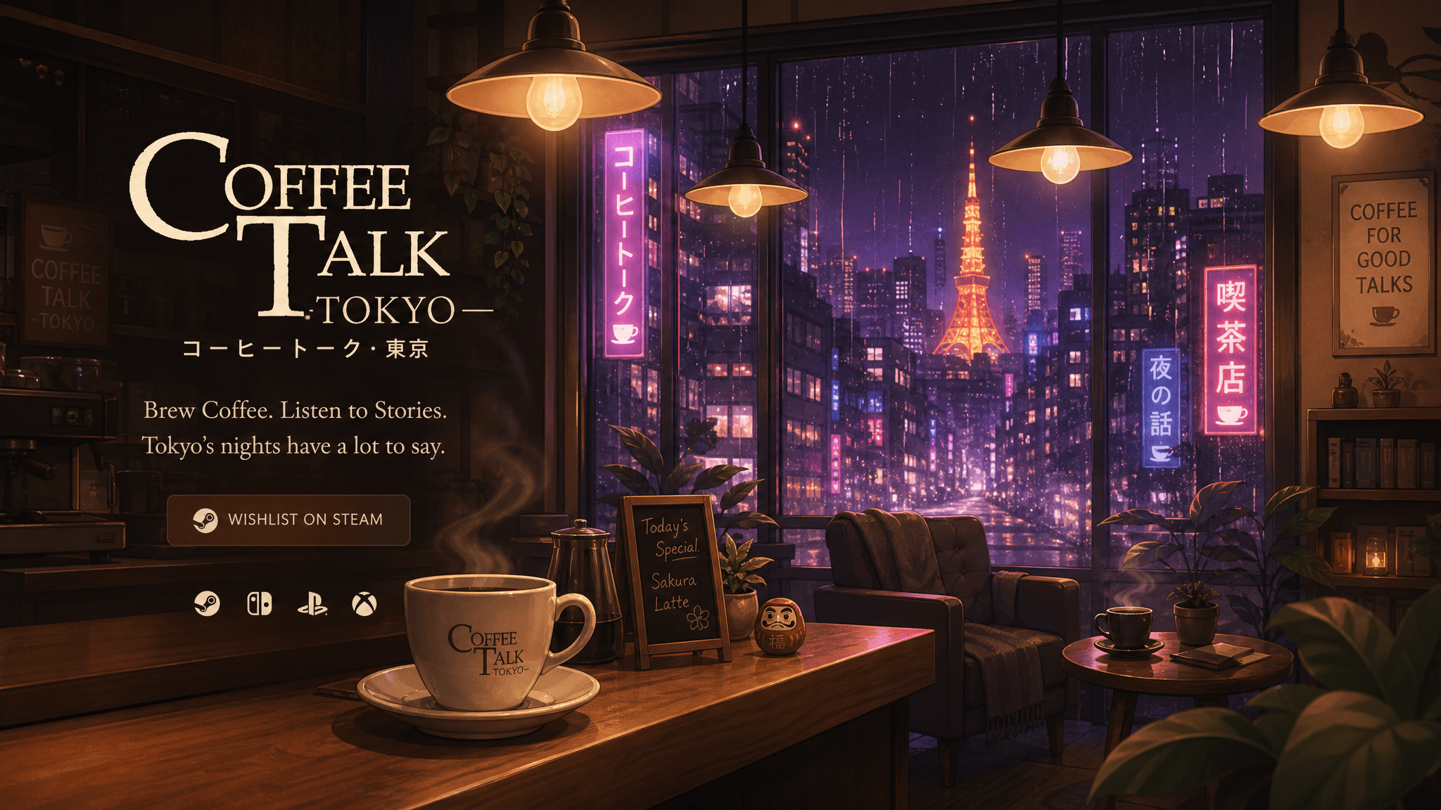 Coffee Talk Tokyo upcoming showcase
