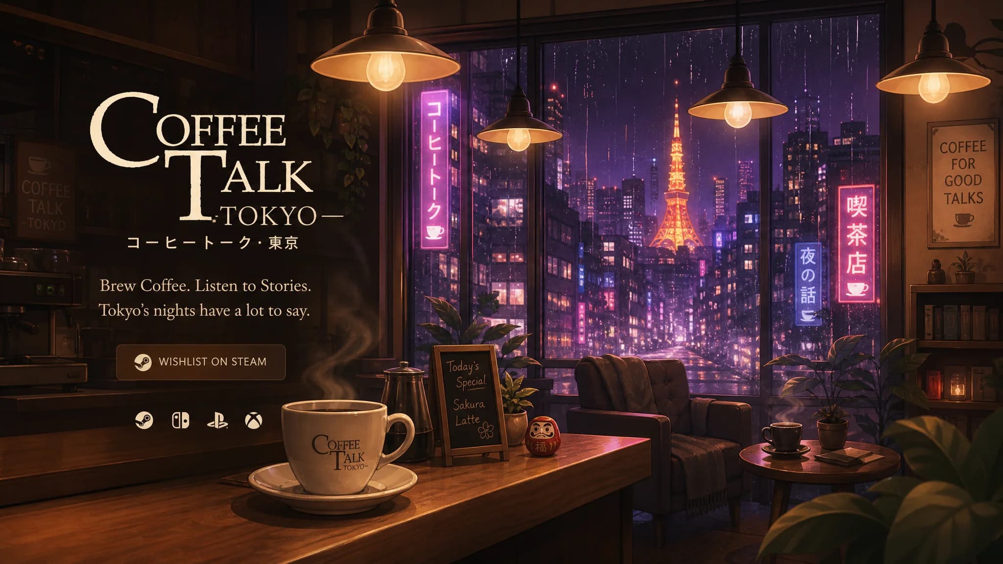 Coffee Talk Tokyo upcoming showcase