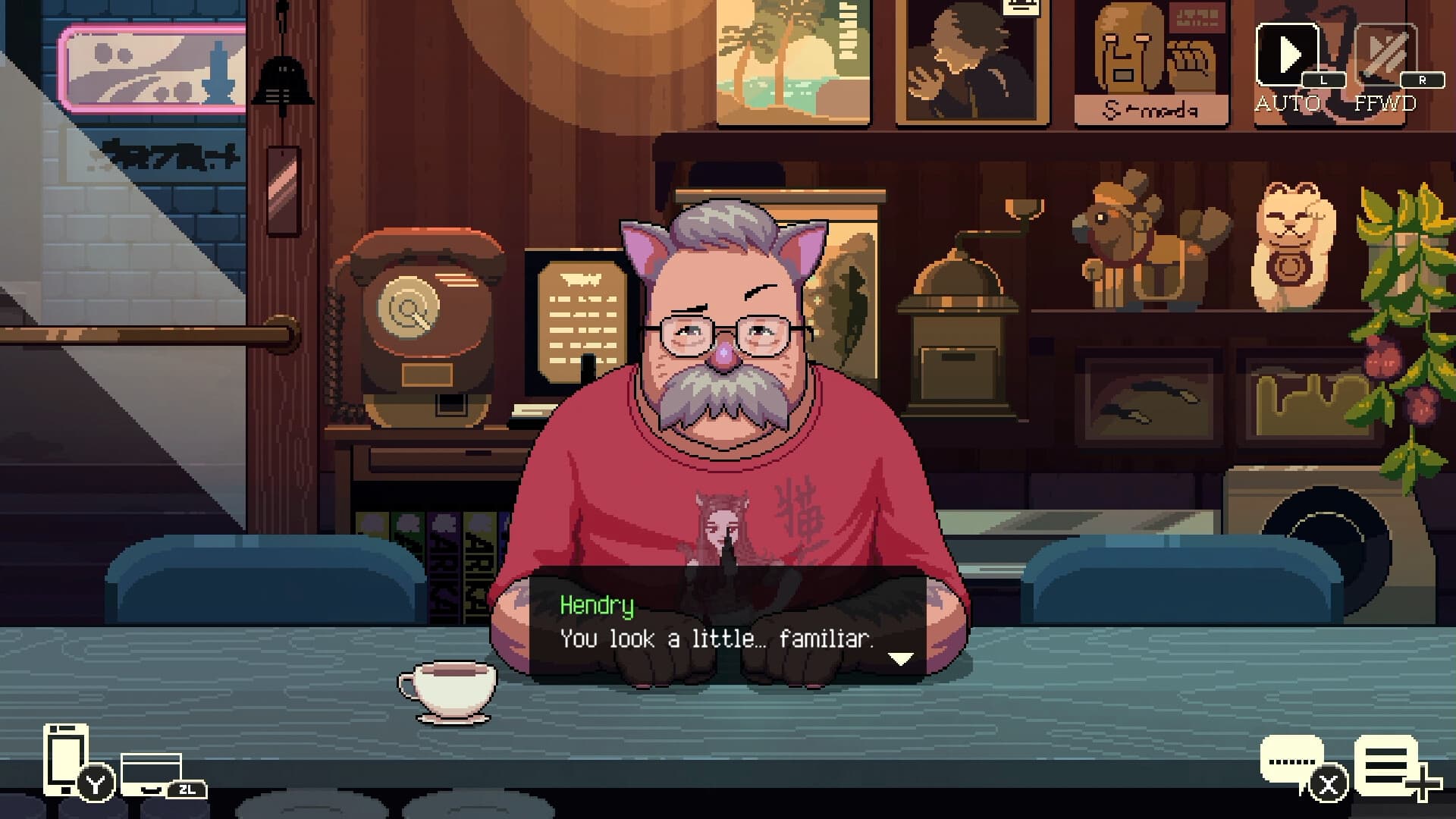 Coffee Talk Tokyo atmospheric screenshot for deluxe buyer answer