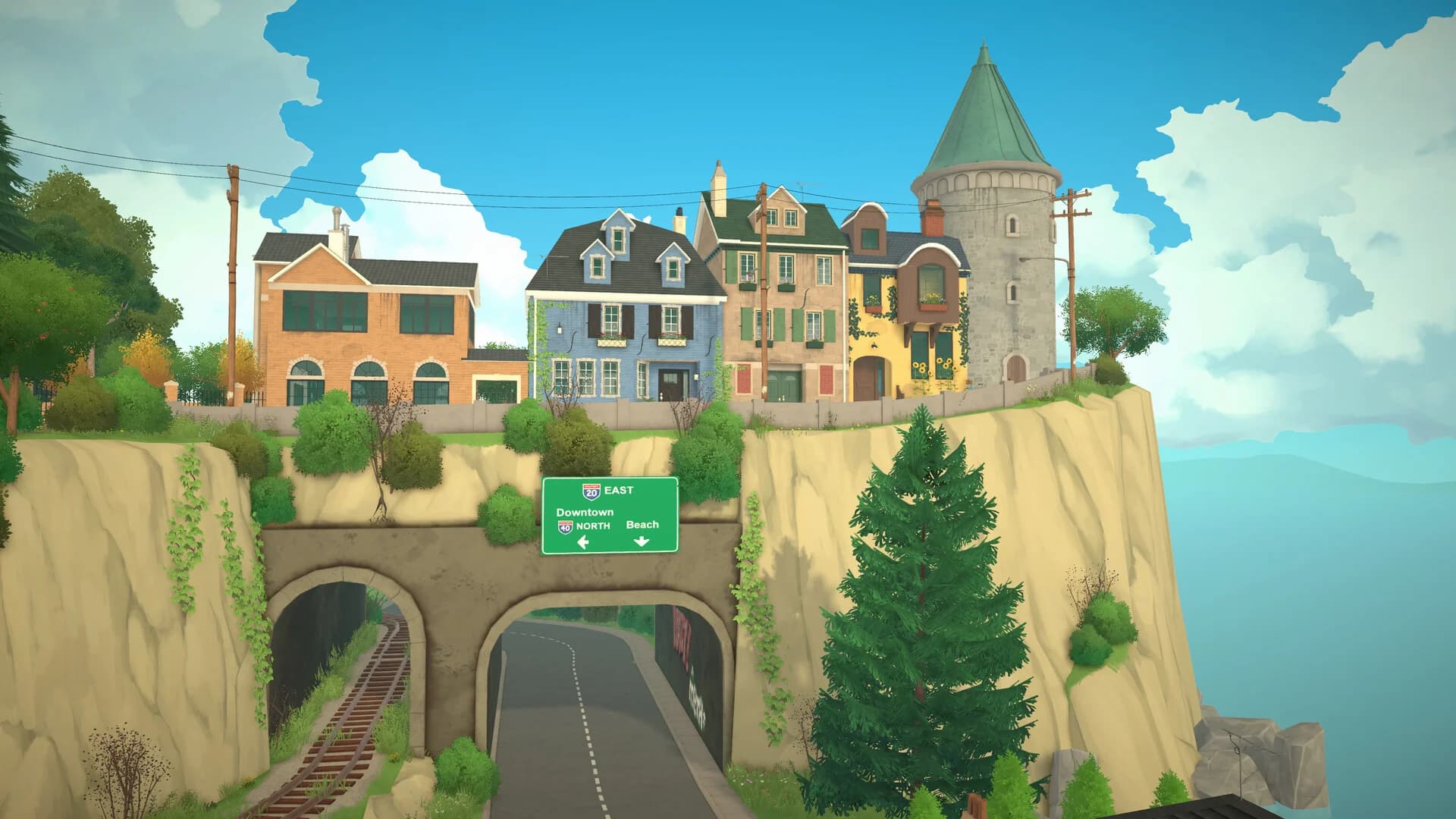 Paralives town screenshot for mod support answer