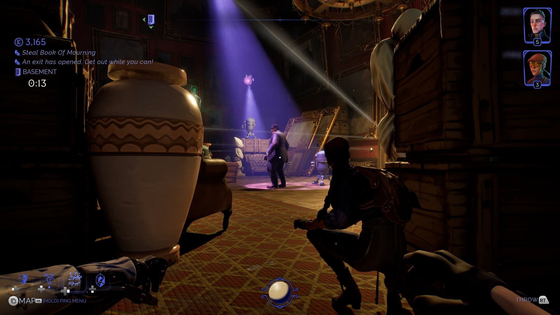 Thick As Thieves infiltration screenshot for gear confirmation